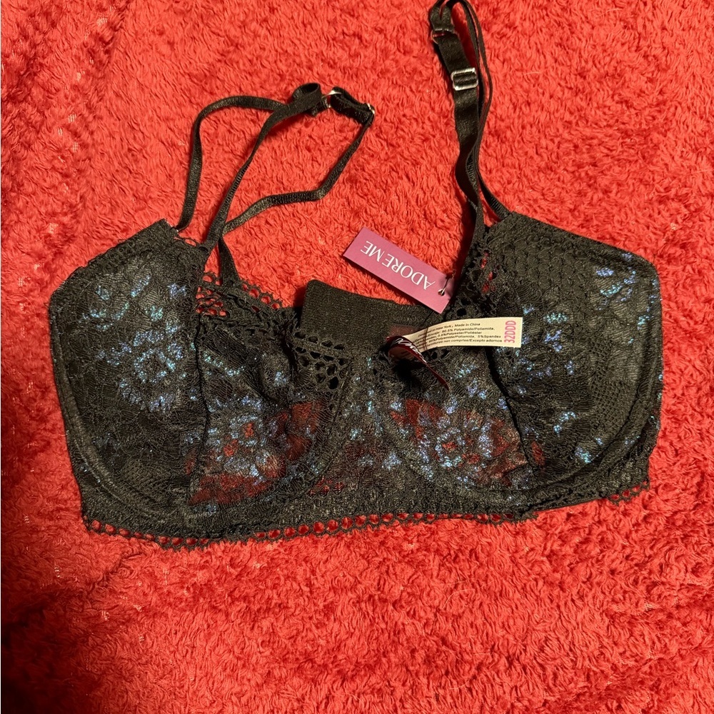 Adore‎ Me Black Lace Bra
